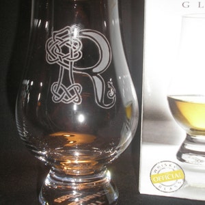 Glencairn Celtic &quot;R&quot; Monogrammed Whisky Tasting Glass