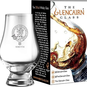 Clan Smith Scotch Malt Whisky Glencairn Tasting Glass