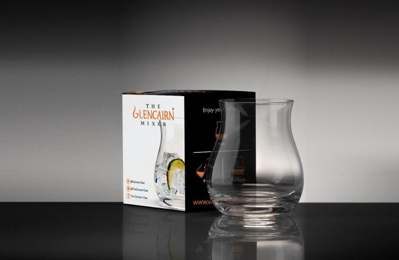 Glencairn Whiskey Mixer Glass Set Of 6 - 200ml Lead-Free Crystal Glasses