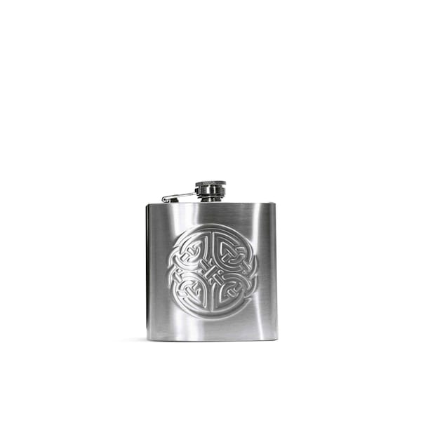 Stainless Steel Celtic Hip Flask