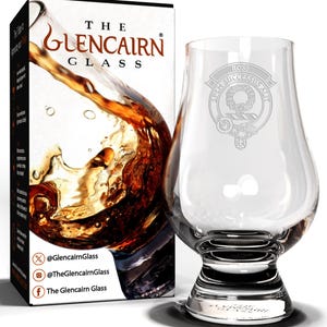 Clan Ross Scotch Malt Whisky Glencairn Tasting Glass