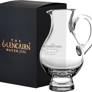 Glen Rothes Single Malt Scotch Whisky Glencairn Iona Water / Pub Jug