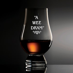 Verre de dégustation de whisky écossais Glencairn A Wee Dram