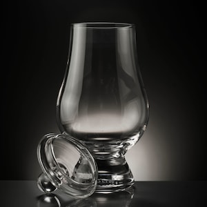 Authentic Glencairn Single Malt Scotch Whisky Nosing Glass with Ginger Jar Top