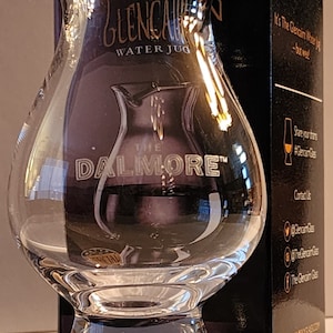 Dalmore Logo WEE Handleless Single Malt Scotch Whisky Glencairn Water / Pub Jug