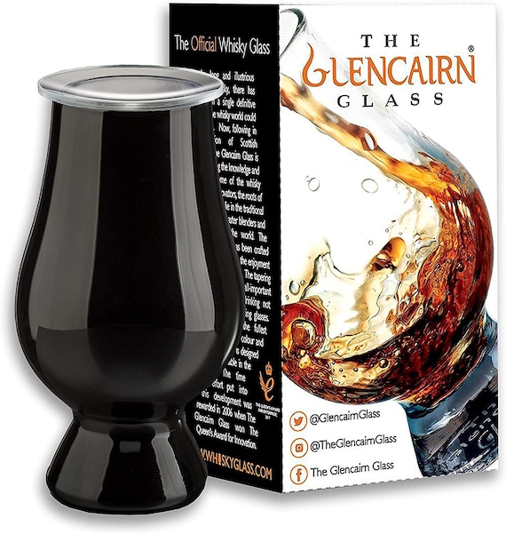 The Black Glencairn Scotch Whisky Tasting and Nosing Glass 