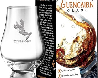 Talisker &quot;A Taste of Skye&quot;  Scotch Malt Whisky Glencairn Tasting Glass