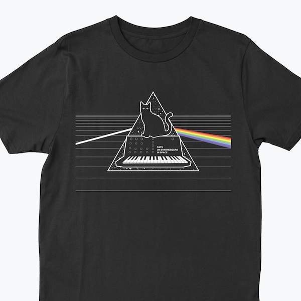 Cats On Synthesizers In Space - Prism T-Shirt