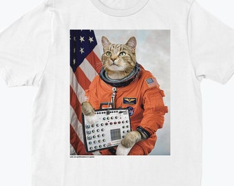 Cats On Synthesizers In Space - Fuzz Aldrin T-Shirt