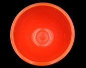Vintage FIESTA Bowl Fiestaware Bowl Fiesta Mixing Bowl Fiesta Nesting Bowl Number7 7 Radioactive Red Mixing Bowl Collectible With RINGS