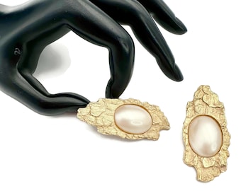 Vintage MARIKA TOO Inc Earrings Designer Earrings 80s Earrings 1980s Signed Runway NYC Designer Uber Uber Rare Massive Modernist Brutalist