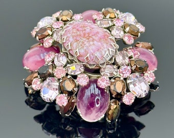 早割切符 BOOK Brooch SCHREINER Vintage PIECE New Schreiner Signed アクセサリー
