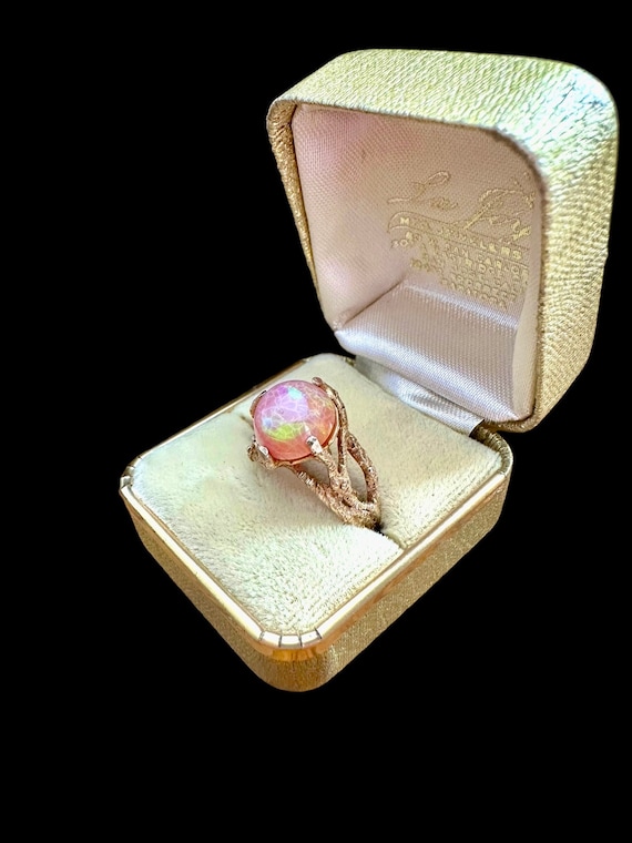 Vintage OPAL Ring 14k Gold Ring WELO Ethiopian HON