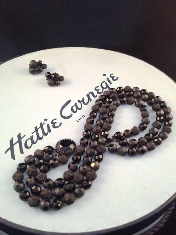 Vintage Hattie Carnegie Necklace & Earrings Statem