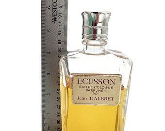 Vintage ECUSSON by JEAN D'ALBRET Perfume Bottle Eau De Cologne