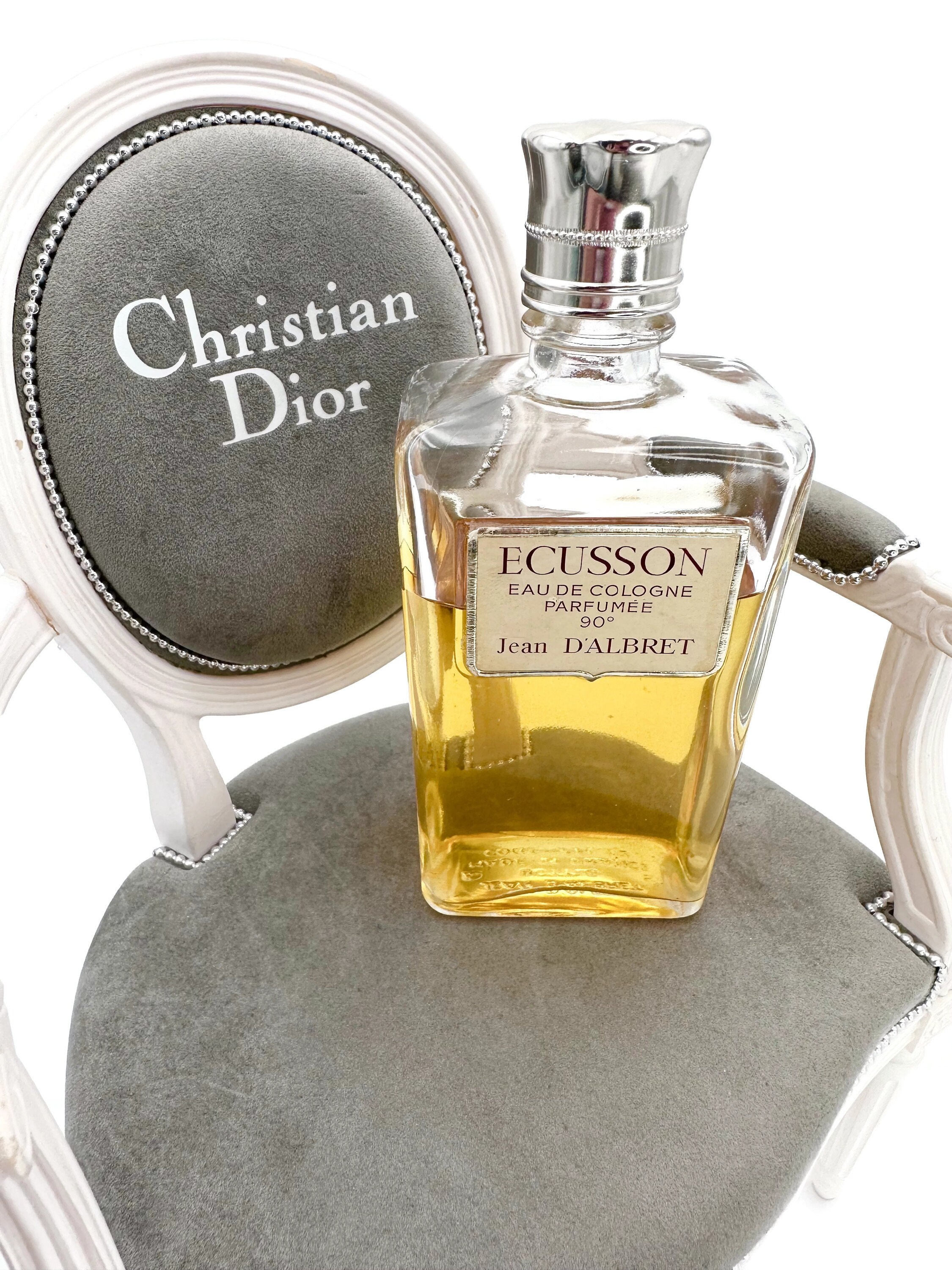 Vintage ECUSSON by JEAN D'ALBRET Perfume Bottle Eau De Cologne