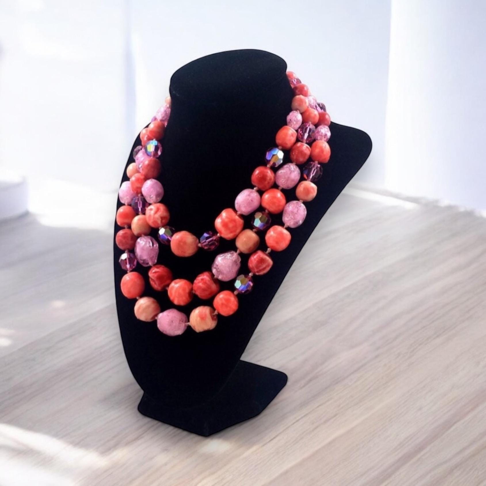 Collier Ras-du-cou Argent 925 Avec Perles Lucite Façon Ambre Et Breloques