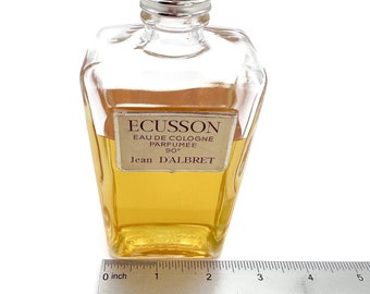 Vintage ECUSSON by JEAN D'ALBRET Perfume Bottle Eau De Cologne