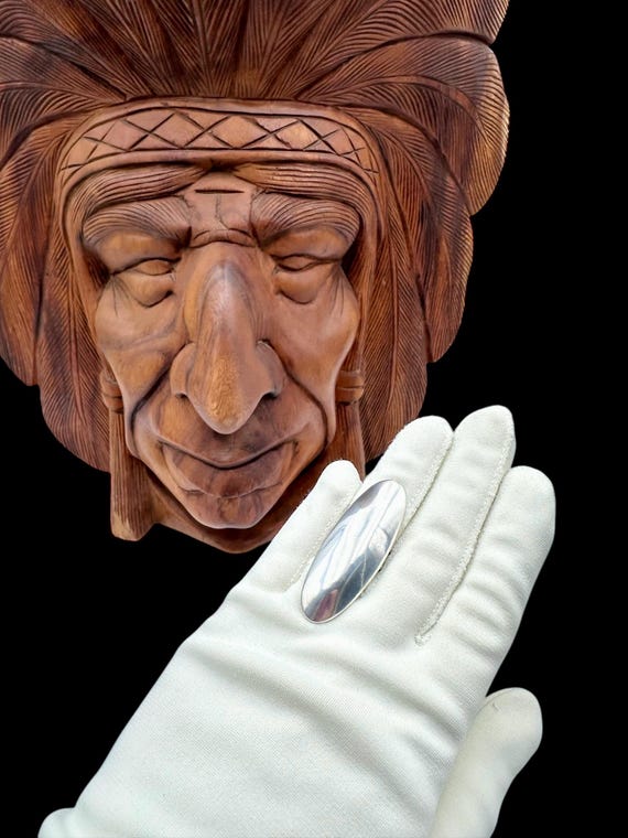Early 1900's Vintage Navajo 'Domed Petrified Wood' Native American Jewelry Silver Bracelet Old Early 1900's Vintage Navajo 'Domed Petrified Wood' Native American Jewelry Silver Bracelet Old