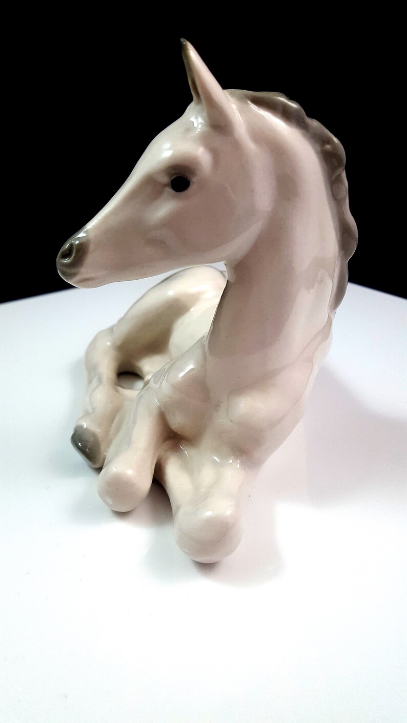 Vintage USSR LOMONOSOV Horse Figurine Foal Figurine Porcelain - Etsy