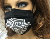 Face cover mask filter pocket Harley biker Davidson facemask face mask designer custom made mask men s mask