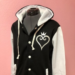 Kingdom Hearts inspired Video Game Hoodie Sweatshirt Jacket