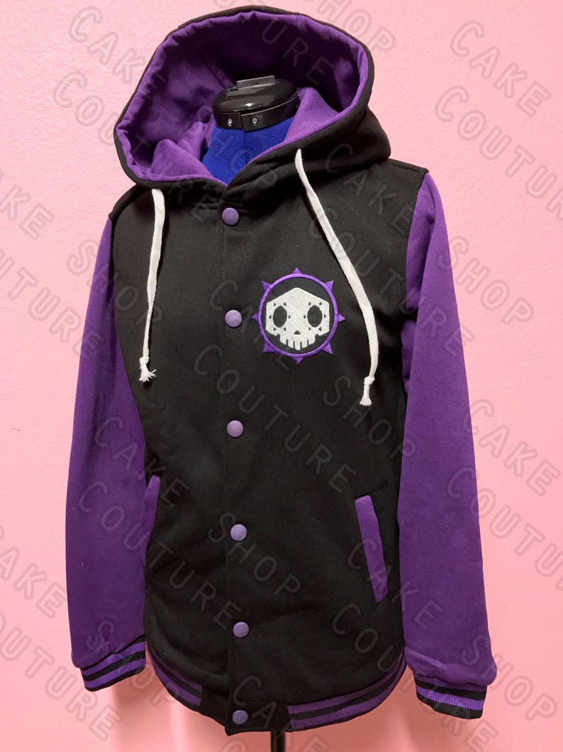Sombra Overwatch Inspired Varsity Hoodie Jacket Etsy