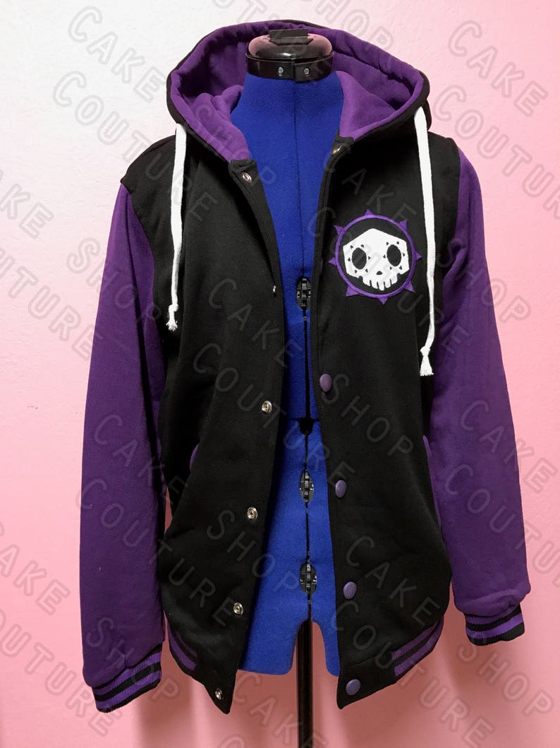 Sombra Overwatch Inspired Varsity Hoodie Jacket Etsy