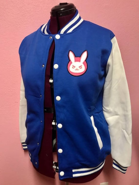 d va overwatch inspired varsity jacket etsy