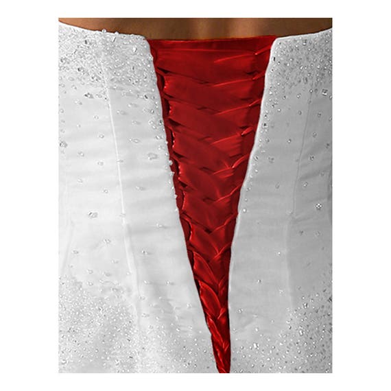 corset kits for dresses 3pcs/set Wedding Dress Back Lace Webbing Satin Corset Kits Zipper Replacement