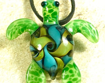Choose Color 4 turtles Frosted Glass Bead Sea Glass Turtle 23mm Sea Glass Turtle Pendant Jewelry Making Supply Beach Glass Beads