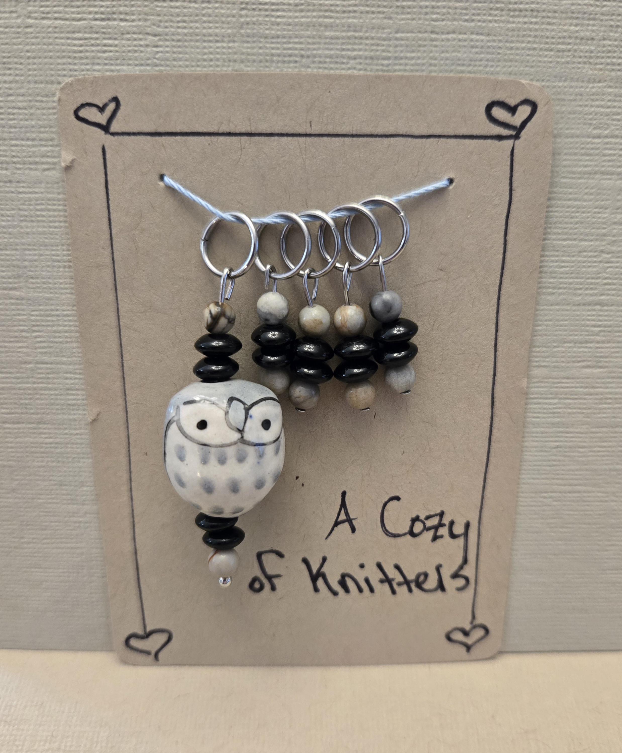 Wise Owl Stitch Markers