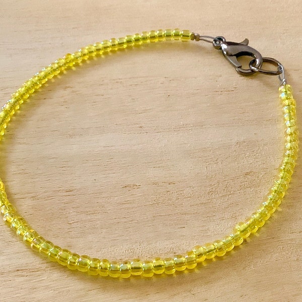 Yellow Bracelet - Etsy