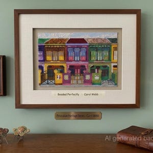 Peranakan Häuser Singapur, PDF Download, Peyote Stitch Beading