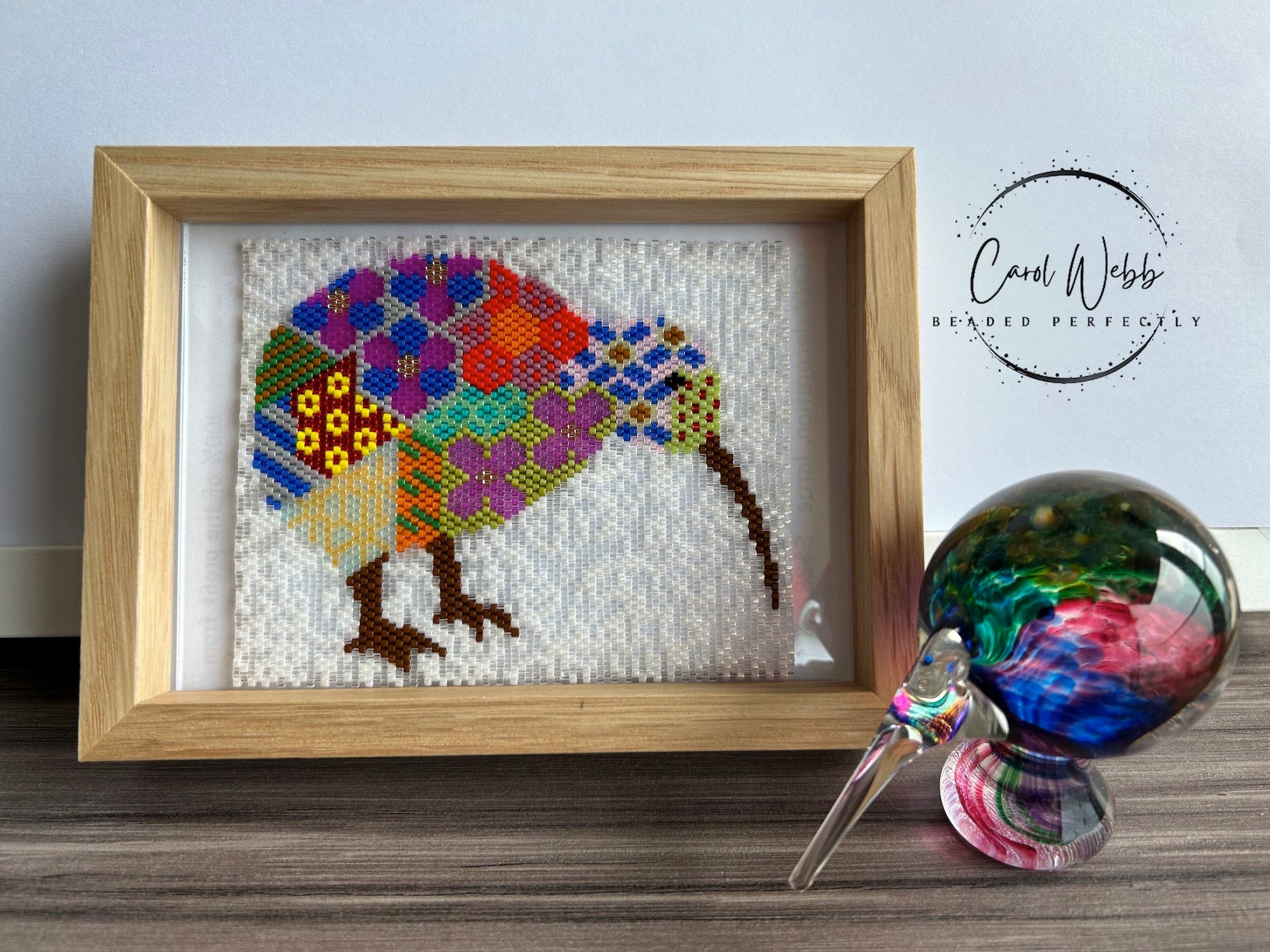 Patchwork Kiwi Small Tapestry New Zealand PDF Instant Etsy