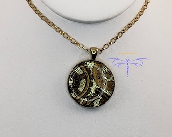 Steampunk jewelry, Gears, gear necklace, victorian, Steampunk style, cosplay, clockwork jewelry