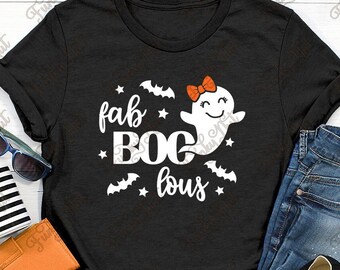 Faboolous SVG, PNG, Funny Halloween Saying, Halloween Decor, Fabulous Ghost, Cricut Halloween Design, Digital Download, tshirt, tote, etc