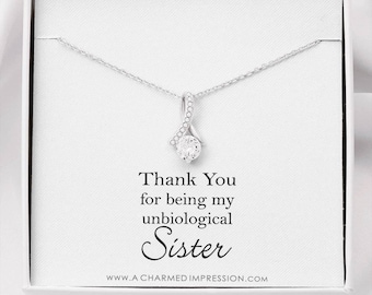 Adopted Sister Gift Jewelry for Bonus 
