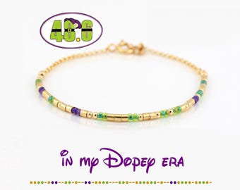 Dopey Challenge Bracelet, In My Dopey Era RunDisney Gift | 48.6 Marathon Finisher | Hidden Message Jewelry
