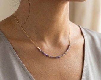 Custom Morse Code Necklace, Personalized Gift for Wife or Girlfriend, Choose Your Name Date or Phrase, 14k Gold Fill & Sterling Silver