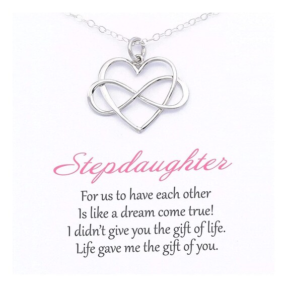 Stepdaughter Gifts From Stepmom Stepdad • Sterling Silver Necklace