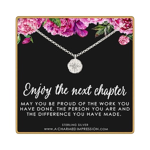 CZ Diamond Necklace: New Job Gift, Sterling Silver or Gold