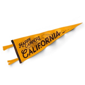 Happy Campers Come From California Yellow Pennant | Half Dome Yosemite National Park