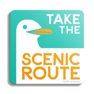 Scenic Seagull Sticker