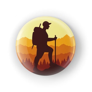 Hiker Guy Button