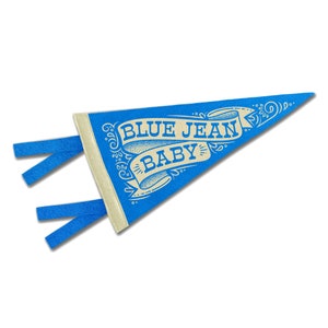 Blue Jean Baby Mini Pennant