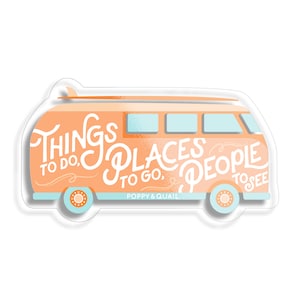 Retro Bus Sticker