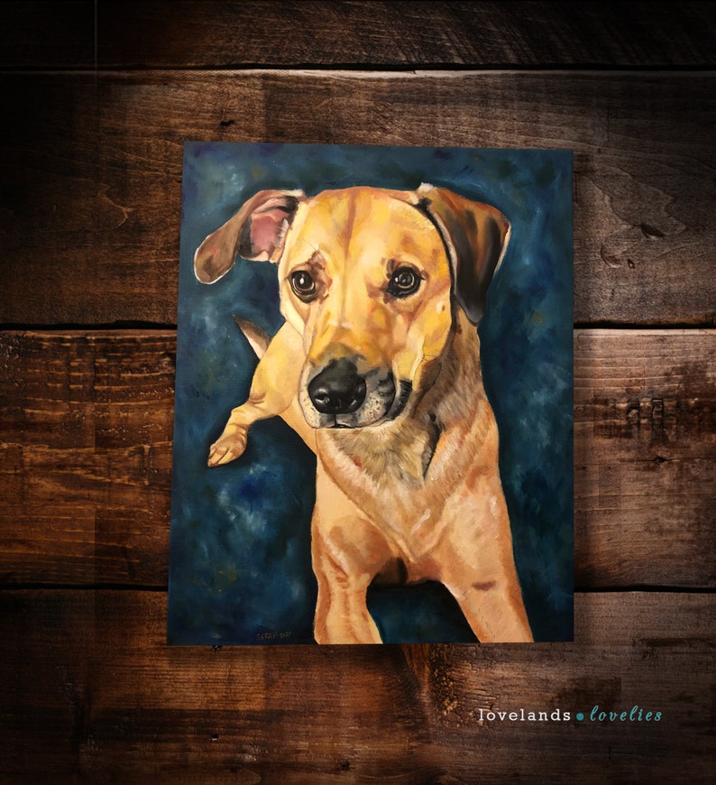 Beagle painting on canvas image 6