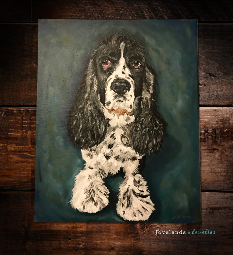 Beagle painting on canvas image 2