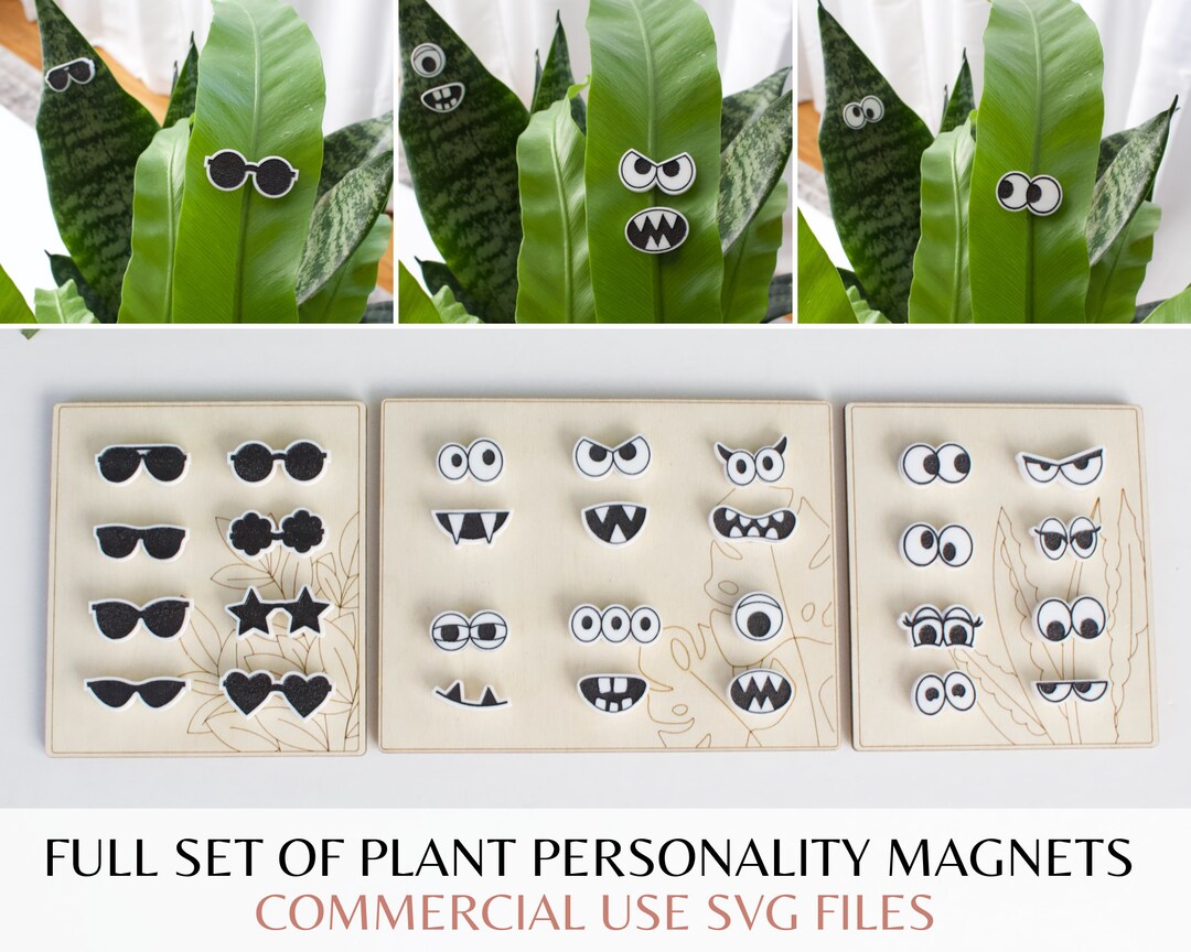 Full Set SVG Plant Personality Laser Engraving Cut